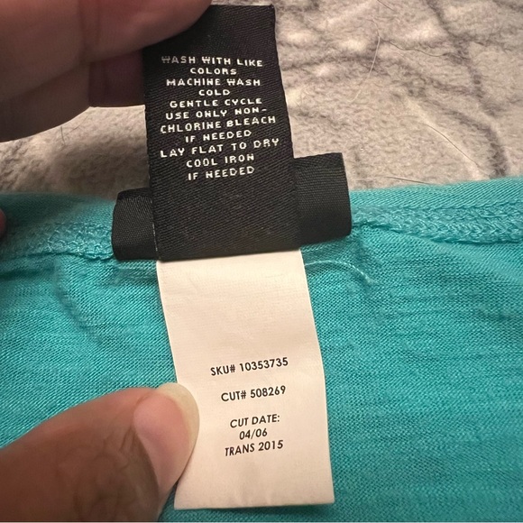 Torrid Teal Tunic Blouse Size 4 - Picture 5 of 5